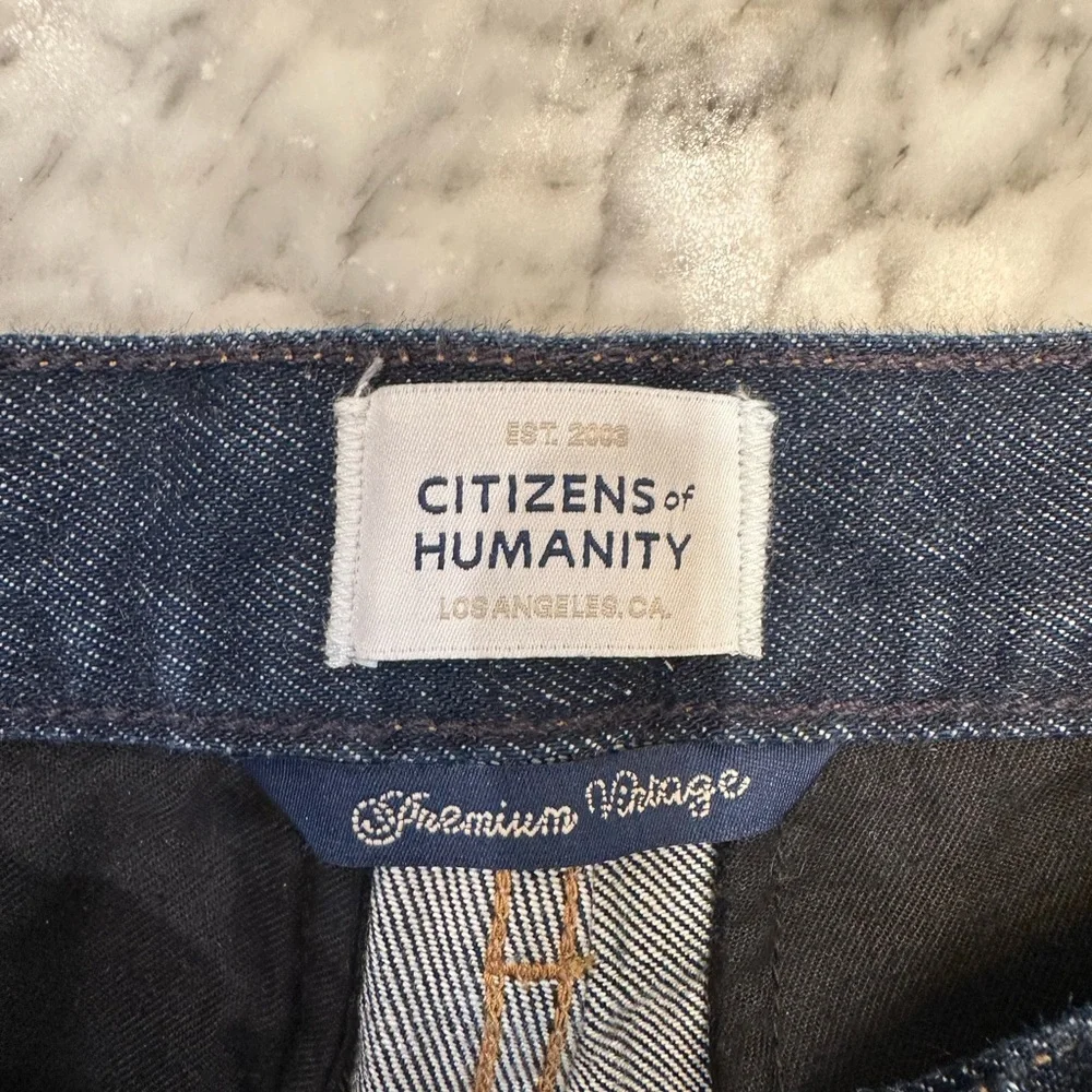 Citizens of Humanity Ayla Trouser Indigo Jeans - Picture 7 of 9